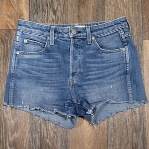 AMO Babe Short Dive Bar Womens Size 28 Denim Shorts